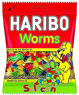 HARIBO WORMS,80gm