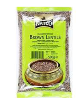 NATCO BROWN LENTILS ,500GM