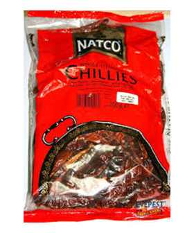 NATCO CHILLI WHOLE STEMLESS,200GM