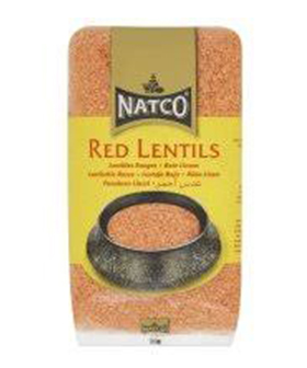 NATCO RED LENTILS 2KG,2kg