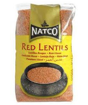 NATCO RED LENTILS ,500GM