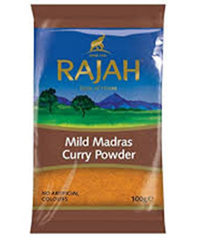 RAJAH MILD MAD CURRY POWDER, 100G